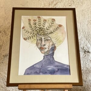 Slečna Sola, obraz v rámu