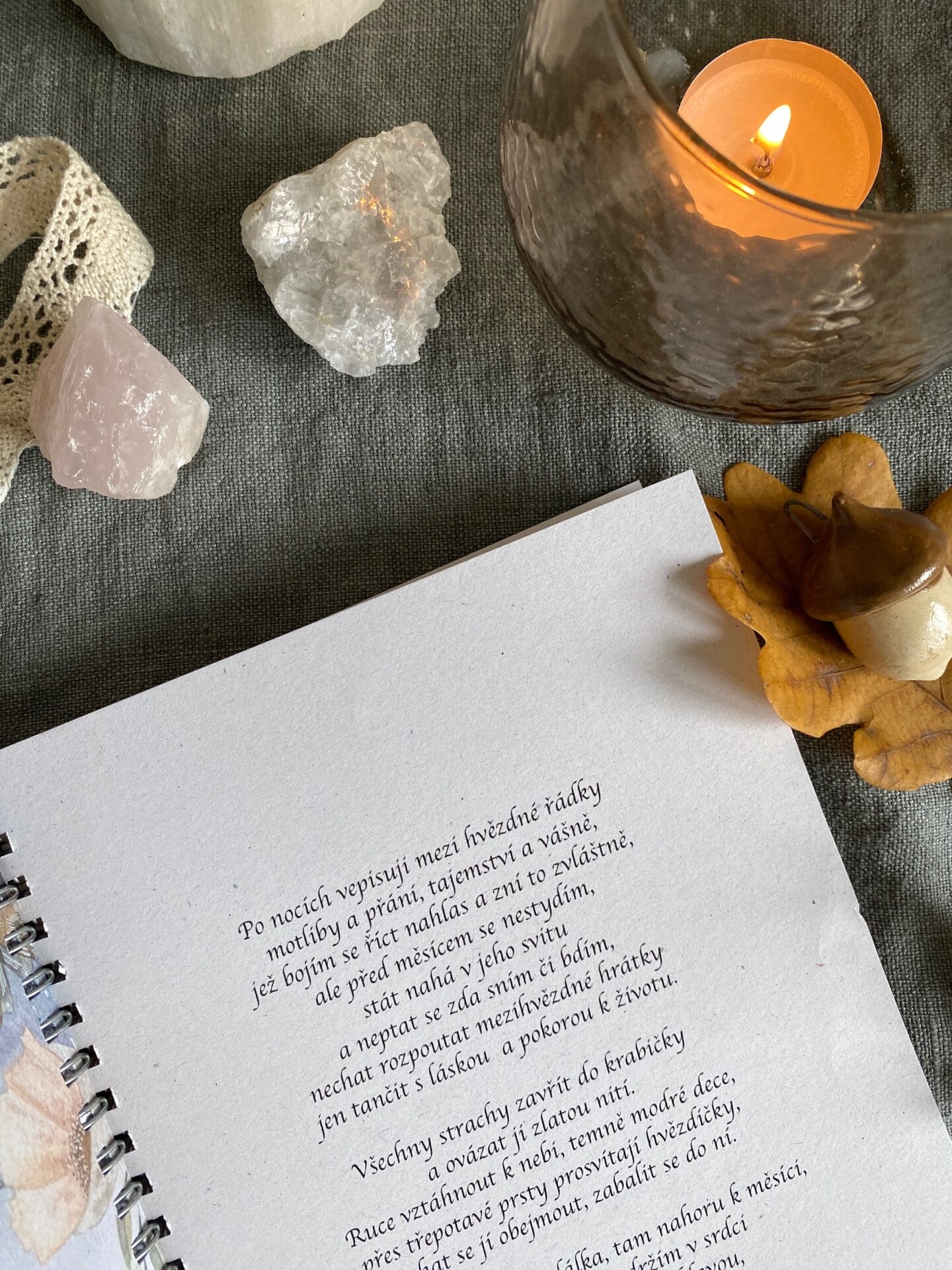 Večerní psaní, ilustrovaný zápisník v kroužkové vazbě - Obrázek 9